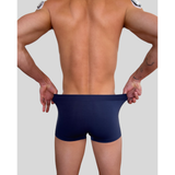 Active man wearing Men's Micro Modal Trunks 3 Pack Bundle Deal