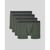 SilkCut Mens Boxer Briefs - 4 Pack (Khaki)