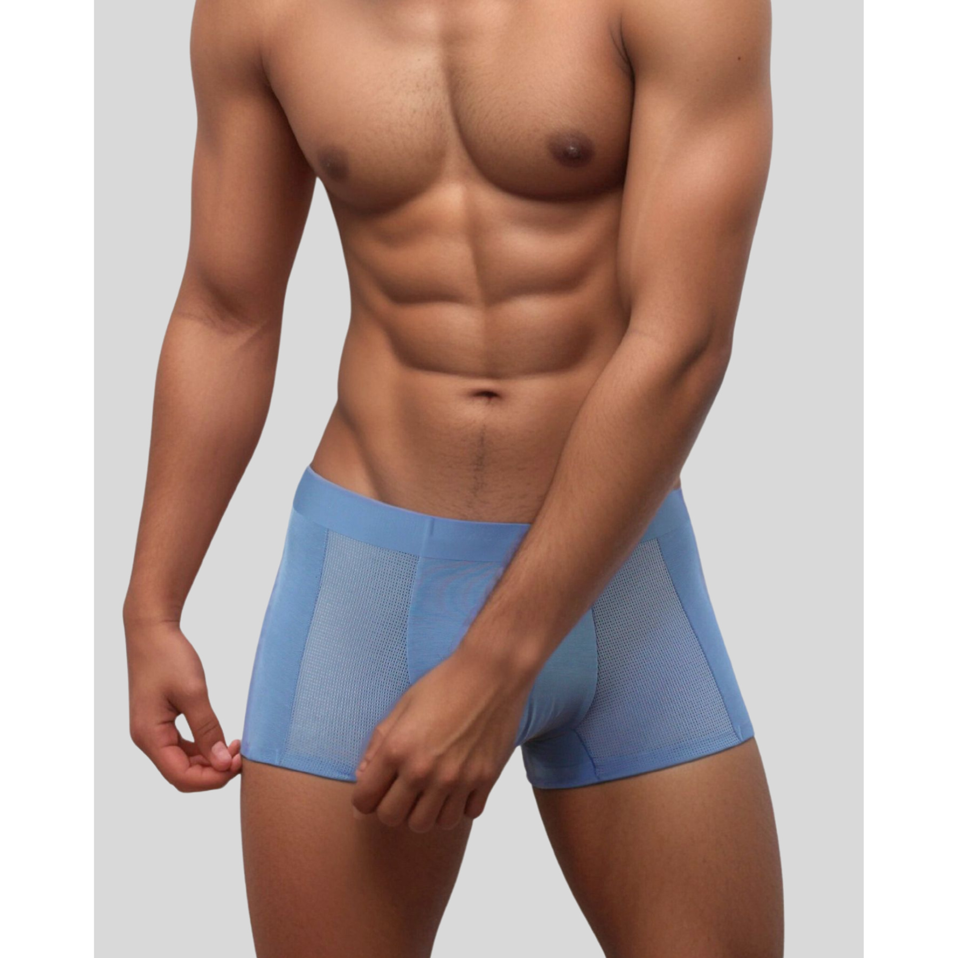 seamless air micro modal trunk 3 pack ultra-soft fabric close-up