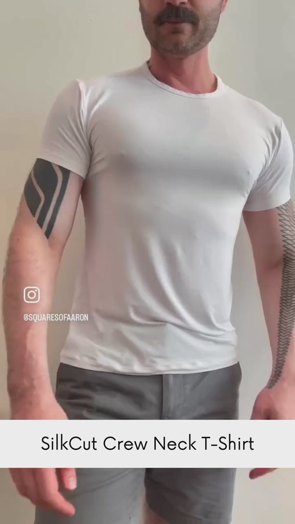 Video review silkcut micro modal air Crew Neck T shirt